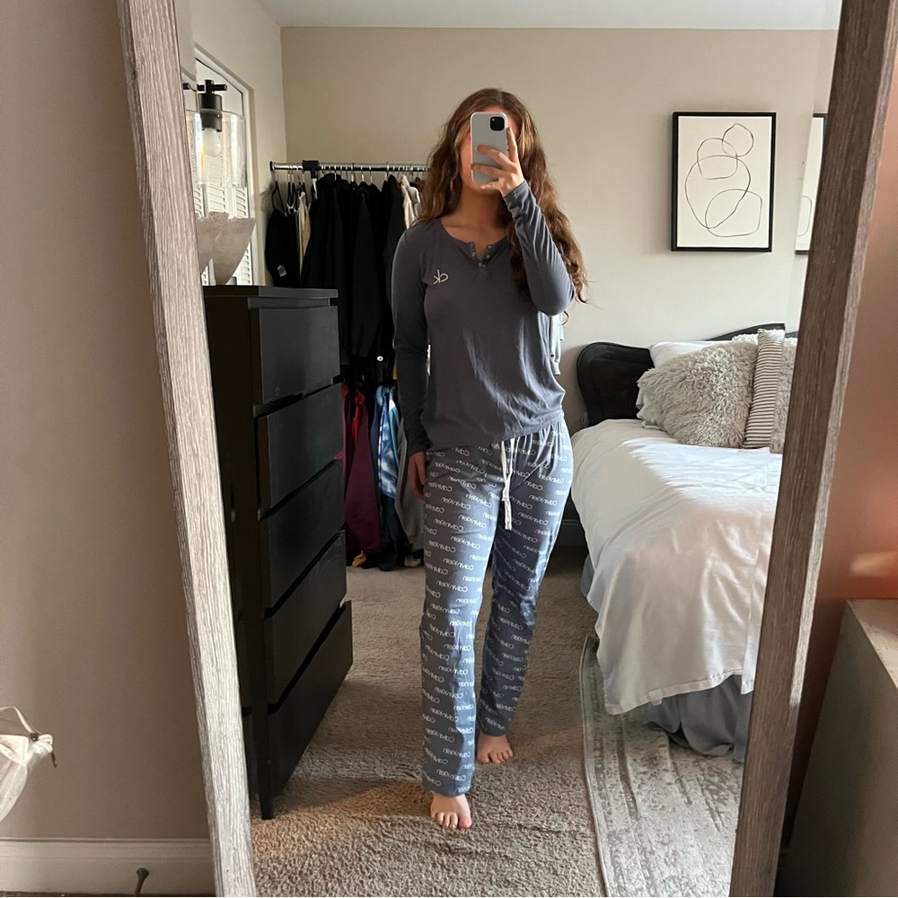 Calvin Klein Blue Pajama Set